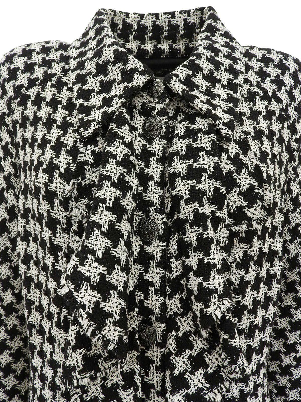 2009 Tweed Ribbon Tie Jacket Black/White