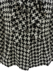 2009 Tweed Ribbon Tie Jacket Black/White