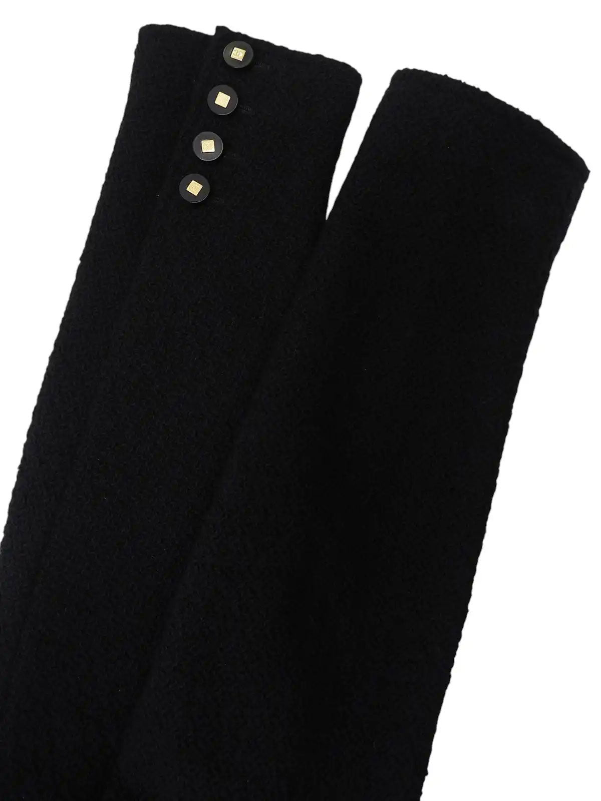 1996年製　ウールCCマークボタンダブルブレストジャケット　ブラック