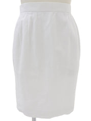 コットンノーカラーセットアップ ホワイト