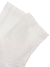 コットンノーカラーセットアップ ホワイト