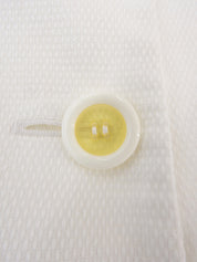 コットンノーカラーセットアップ ホワイト