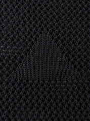 Mesh Triangle Pattern Top in Black