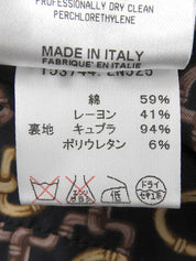 バンブーベルトロゴボタンジャケット　オーカー