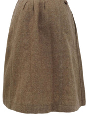2001 Tweed CC Mark Button Jacket, Ivory/Brown