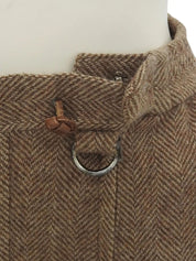 2001 Tweed CC Mark Button Jacket, Ivory/Brown