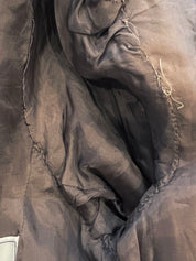 ウールロゴボタンダブルブレストジャケット キャメル