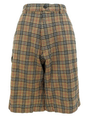 Nova格纹短裤 米色/多色