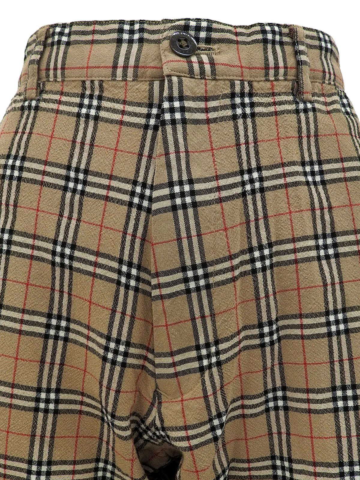 ノバチェックパターンショートパンツ　ベージュ／マルチ