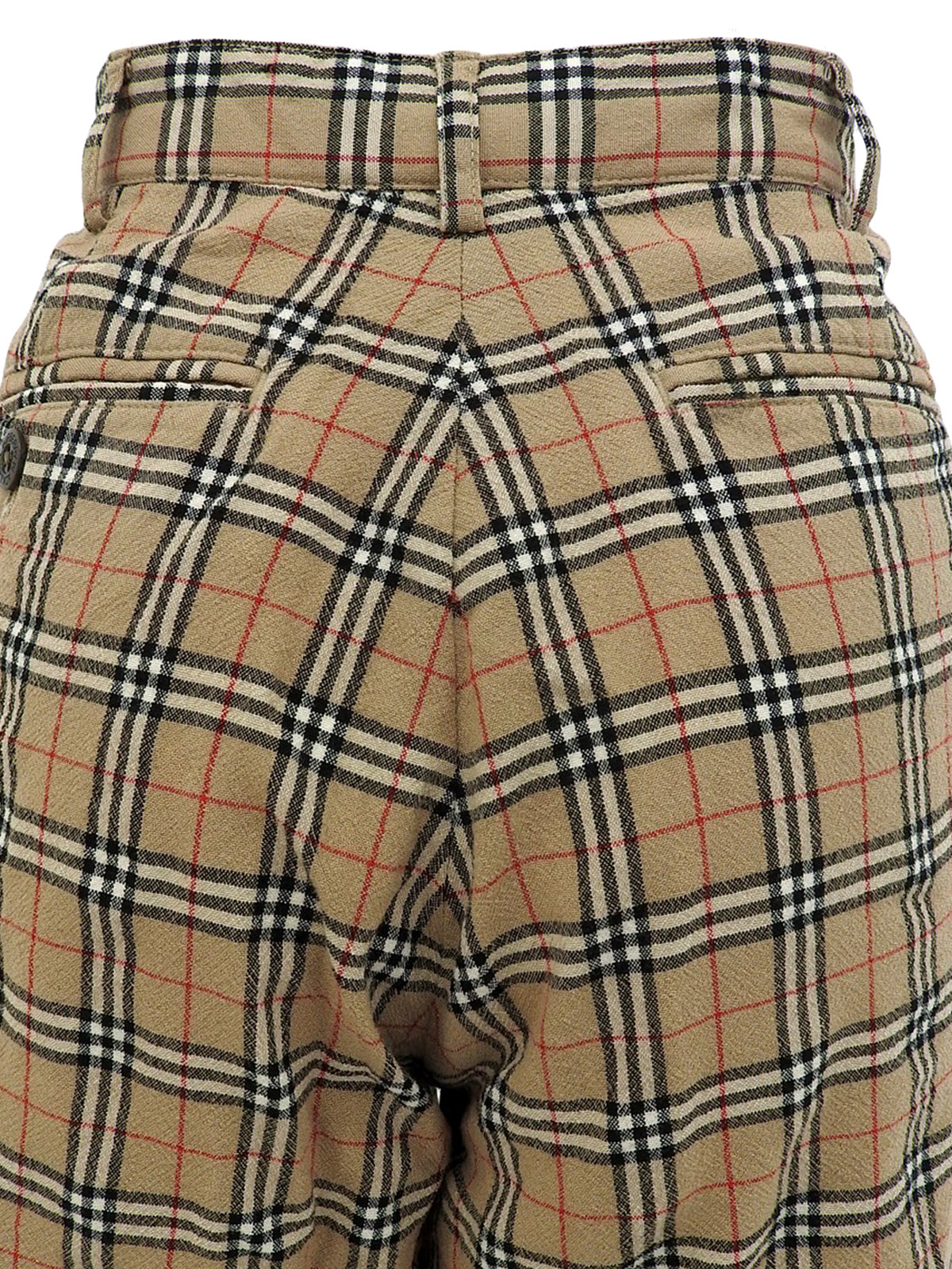 ノバチェックパターンショートパンツ ベージュ/マルチ