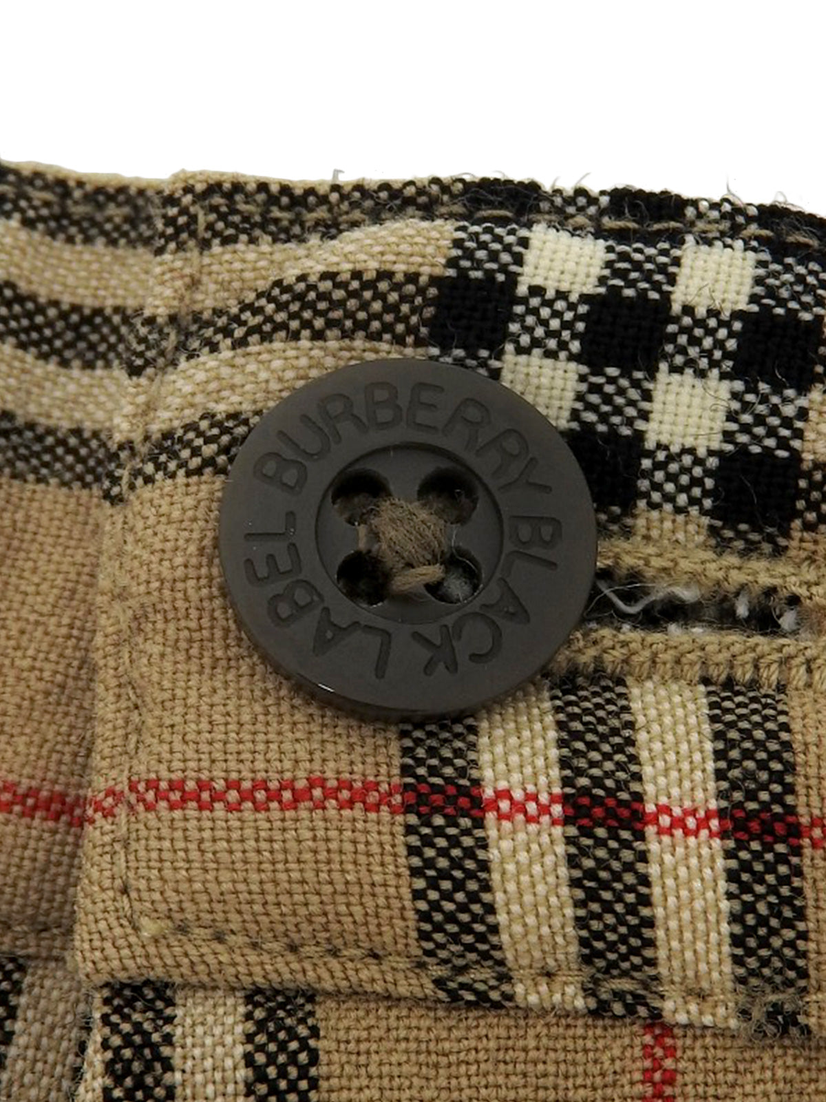 ノバチェックパターンショートパンツ ベージュ/マルチ