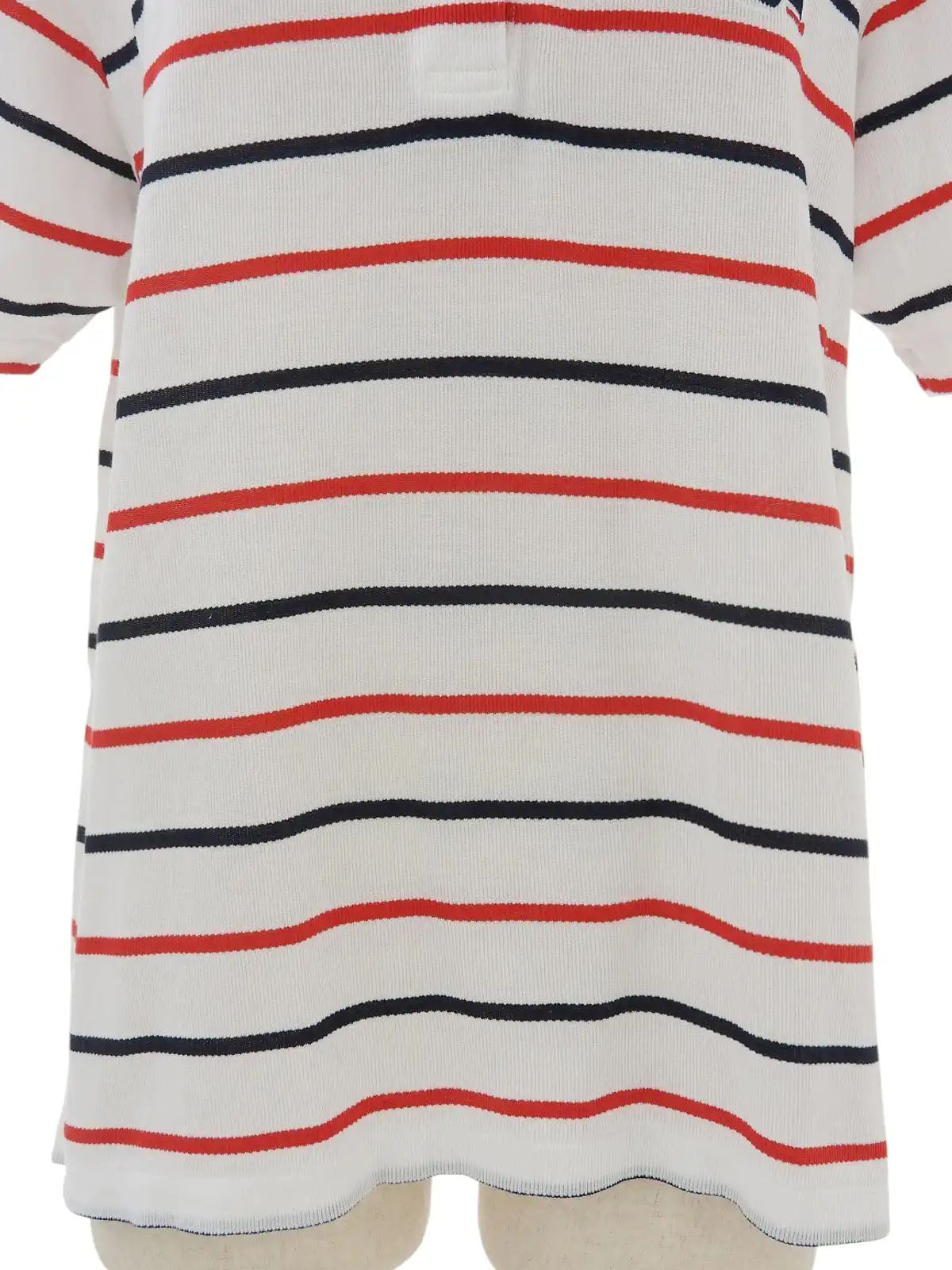 白色/海军蓝/红色边框图案刺绣logo Polo衫