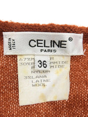 Orange Mohair Vest