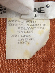 Orange Mohair Vest