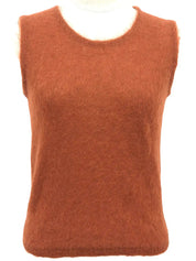 Orange Mohair Vest