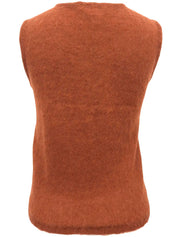 Orange Mohair Vest