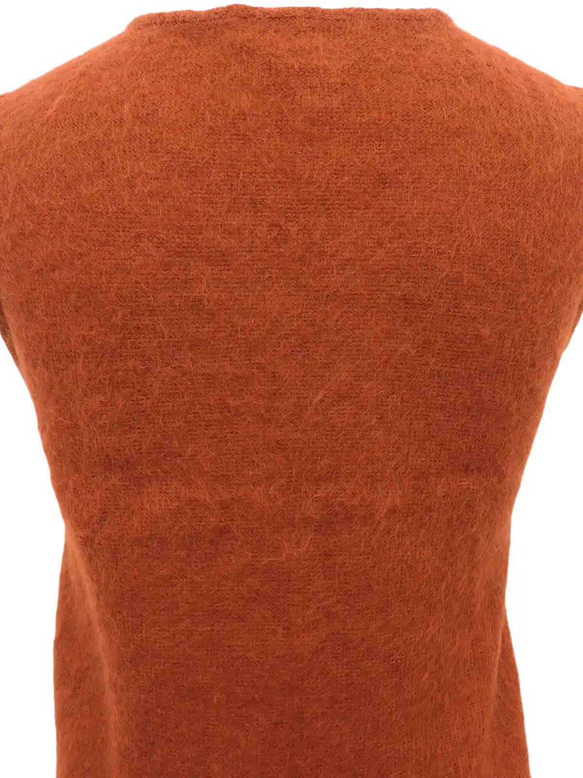 Orange Mohair Vest