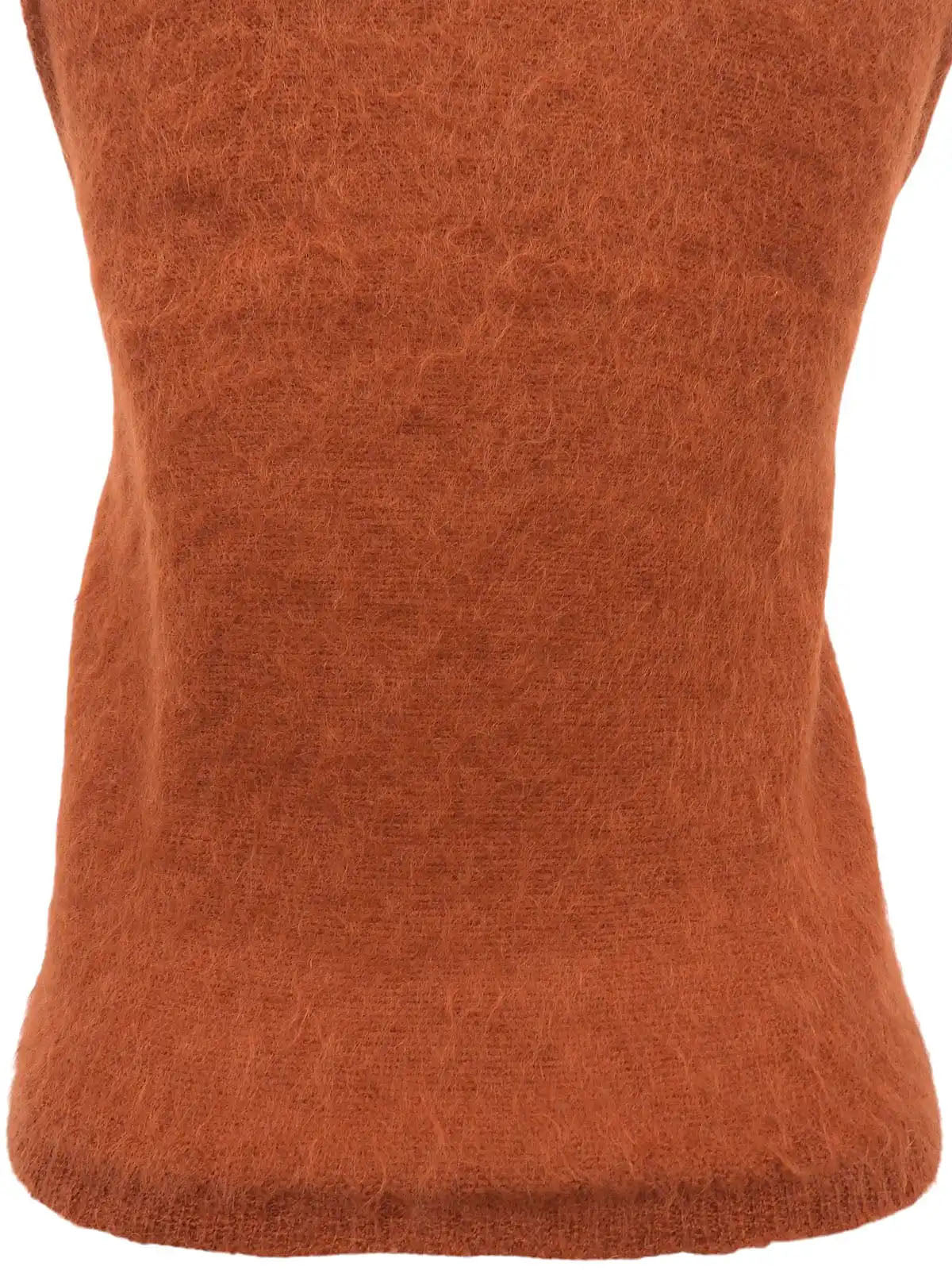 Orange Mohair Vest