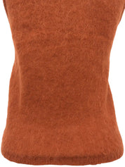 Orange Mohair Vest