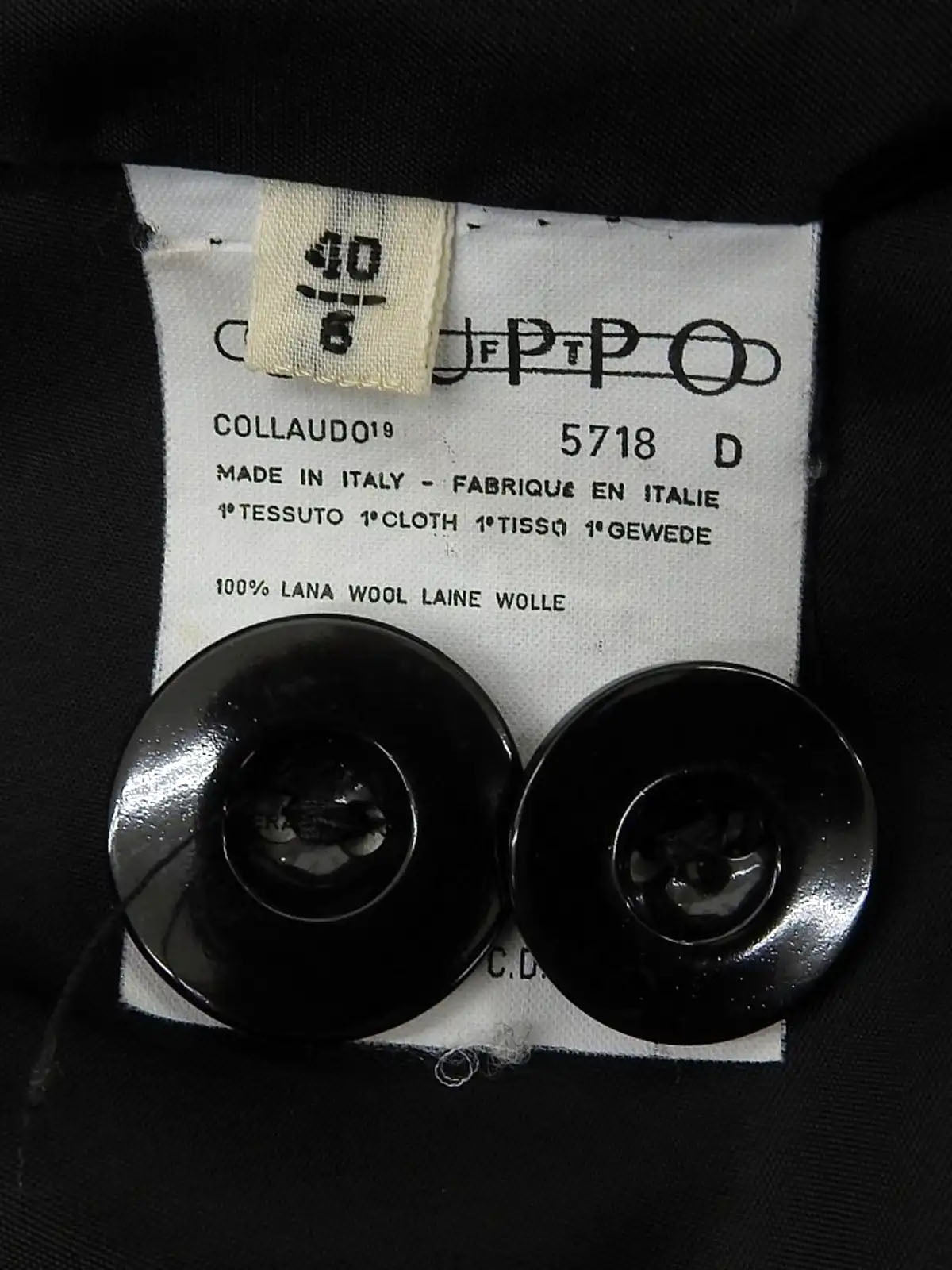 チェックパターンウールコート　レッド／グリーン