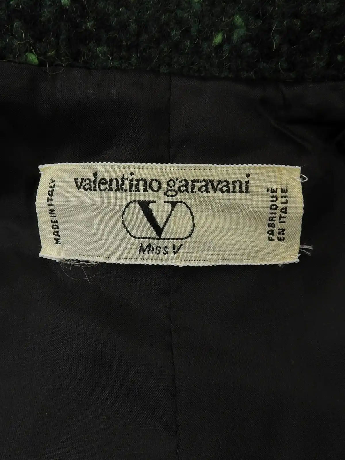 チェックパターンウールコート　レッド／グリーン