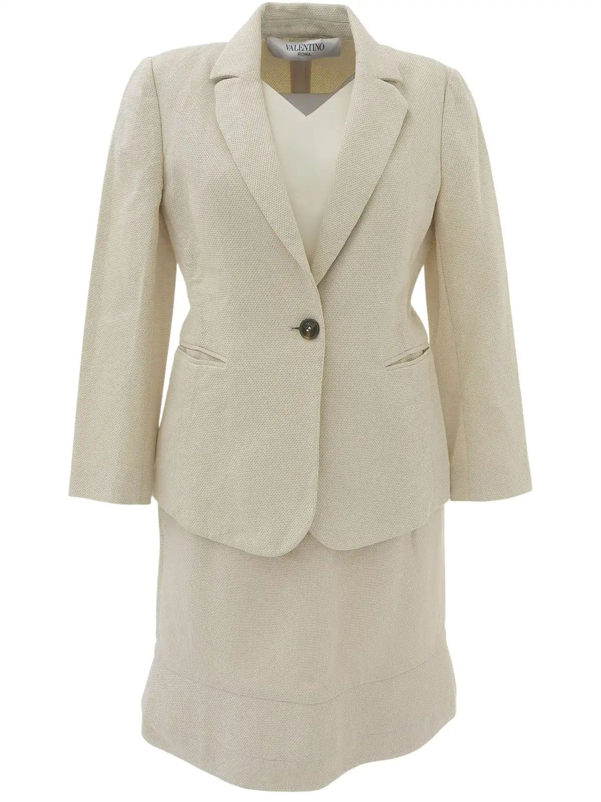 コットンセットアップ ベージュ