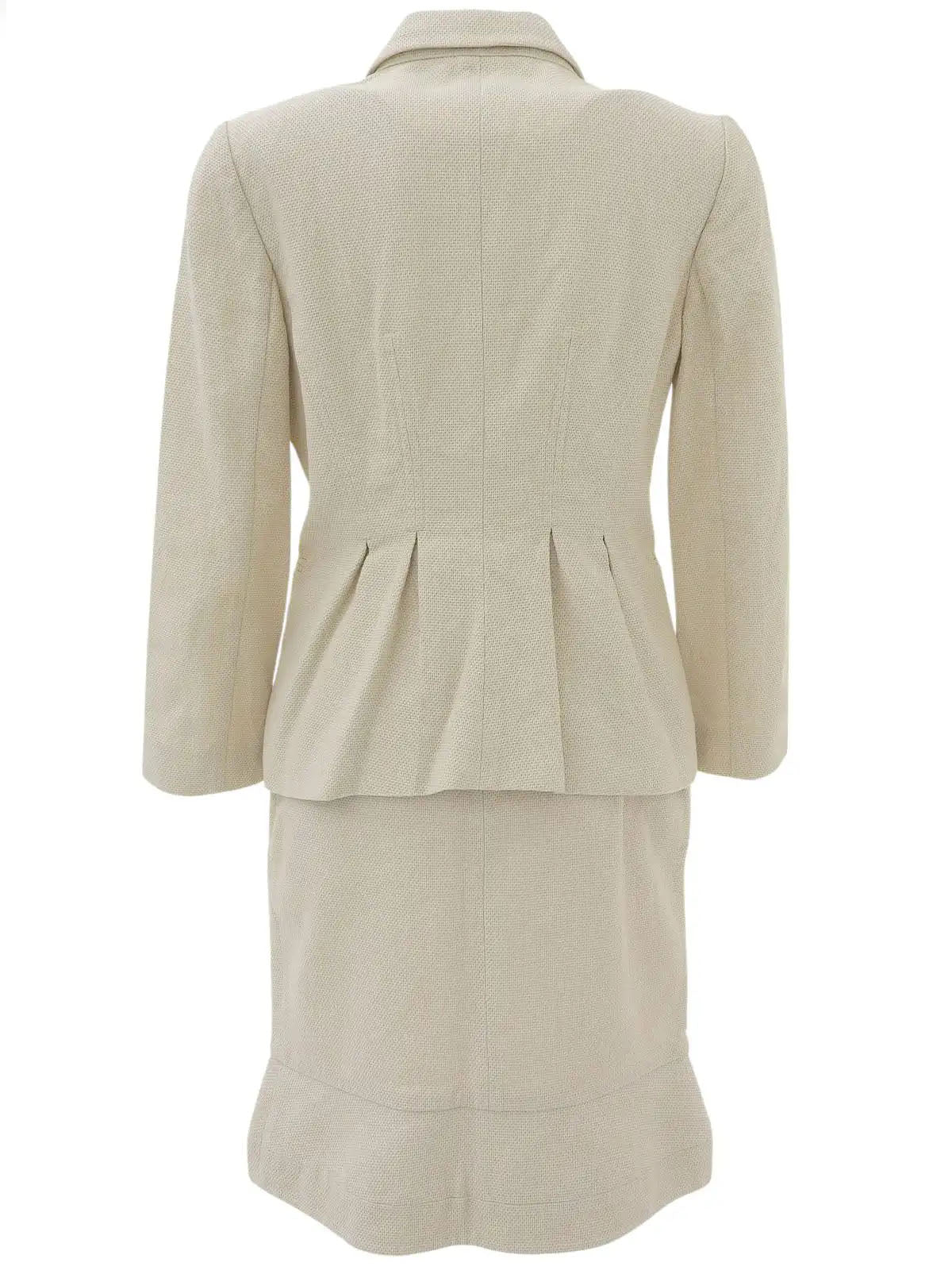 Beige cotton set-up