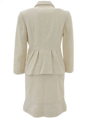Beige cotton set-up
