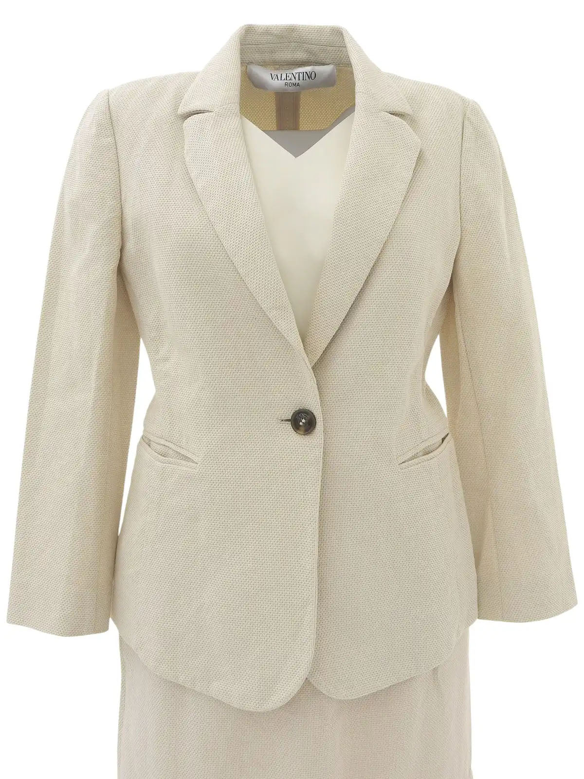 コットンセットアップ ベージュ