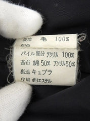 Black wool coat