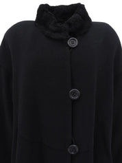 羊毛大衣 黑色