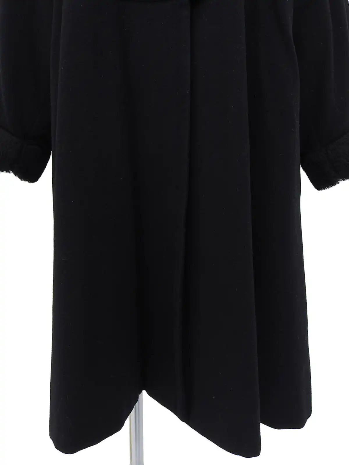 Black wool coat