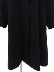 Black wool coat
