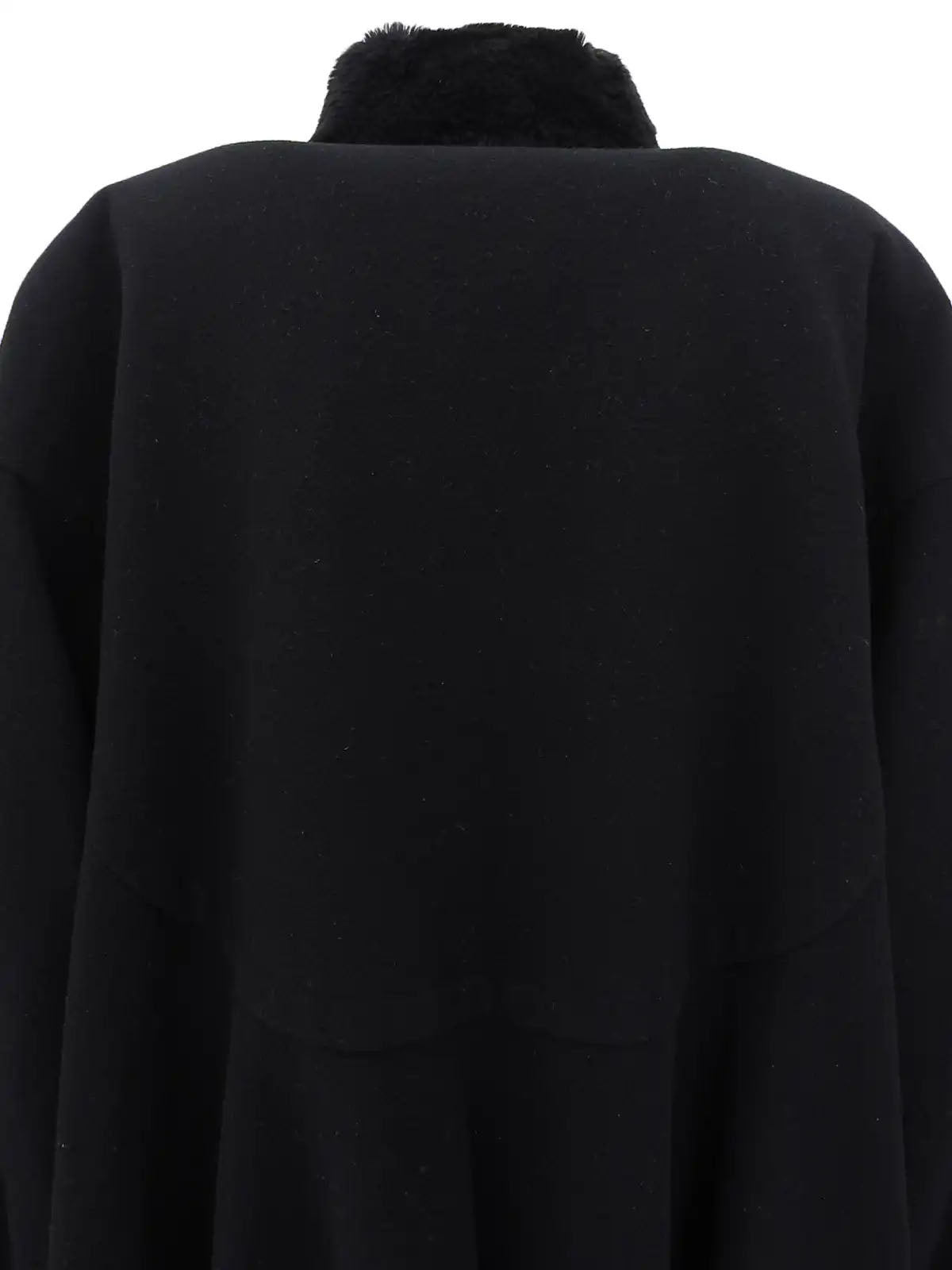 Black wool coat