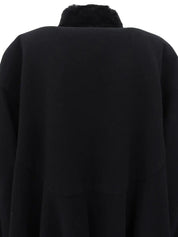 Black wool coat