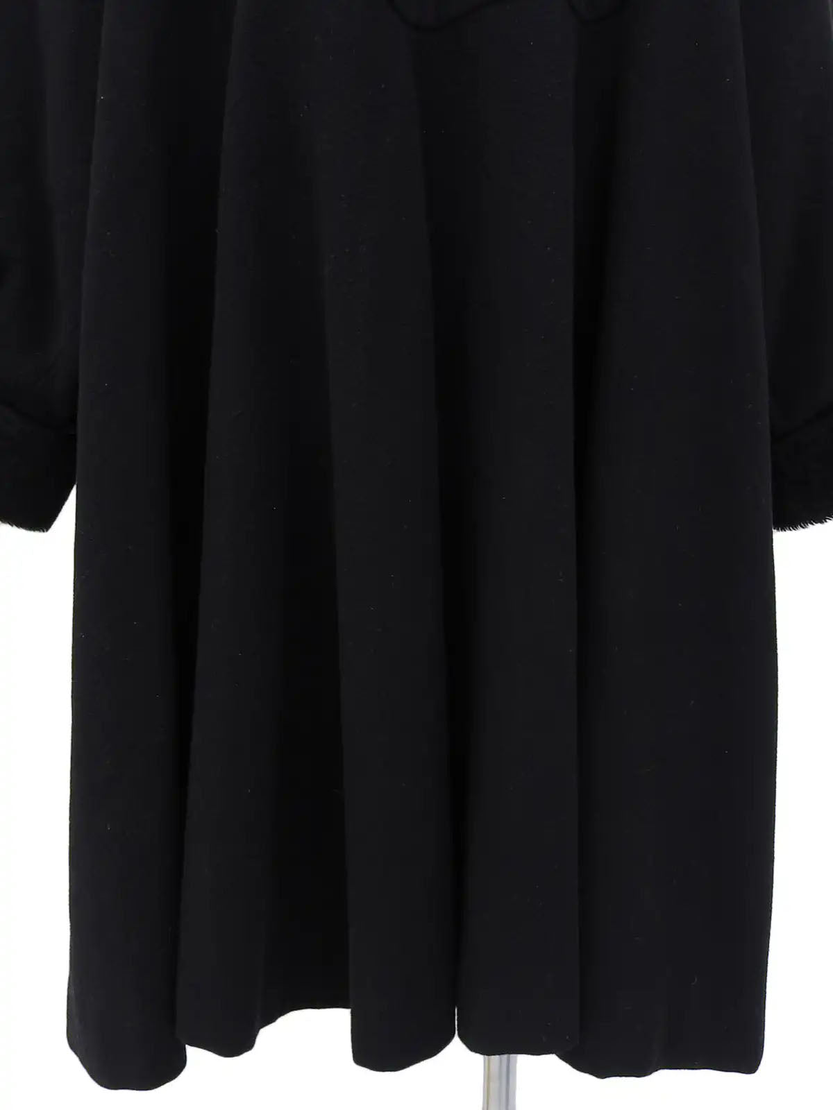 Black wool coat