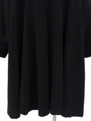 Black wool coat