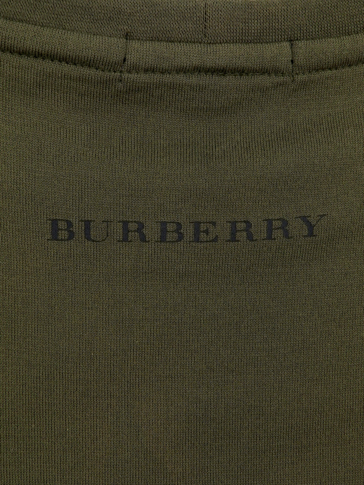 Logo Half Sleeve Top in Khaki