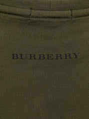 Logo Half Sleeve Top in Khaki