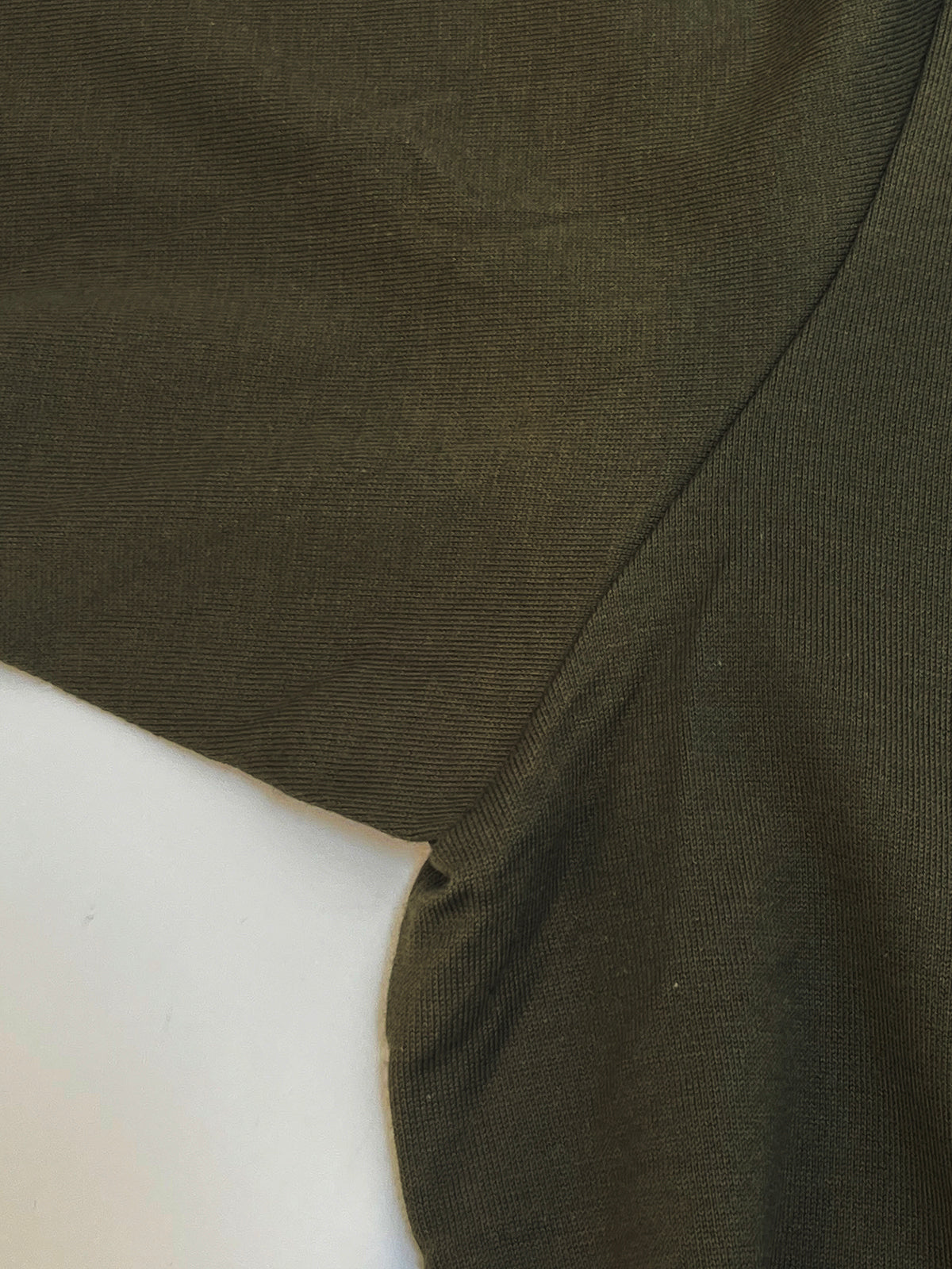 Logo Half Sleeve Top in Khaki