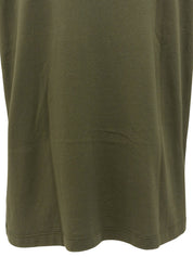 Logo Half Sleeve Top in Khaki
