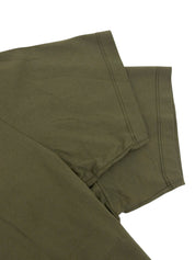 Logo Half Sleeve Top in Khaki