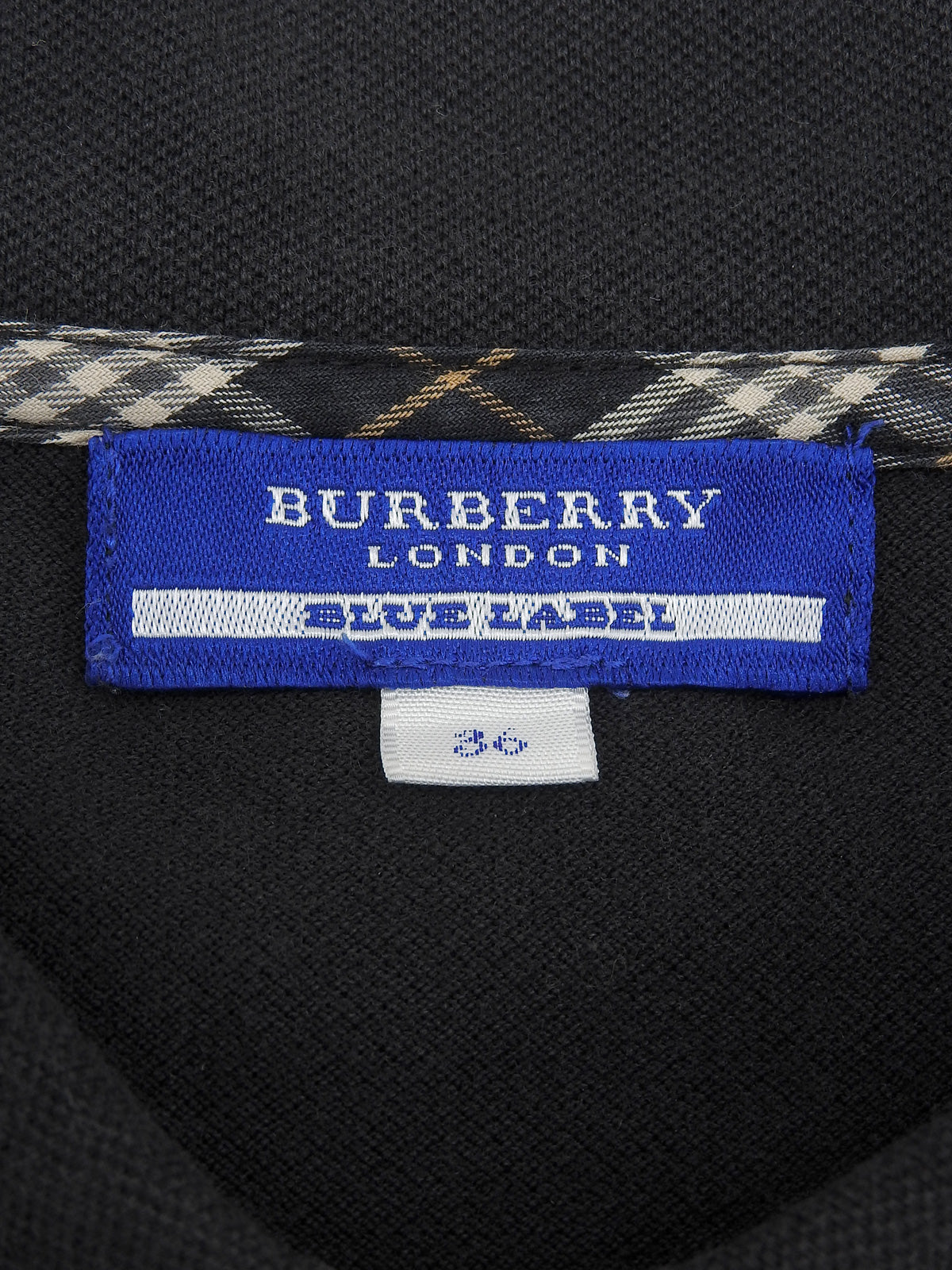 Logo Embroidered Polo Shirt in Black