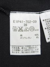 ロゴ刺繍ポロシャツ ブラック