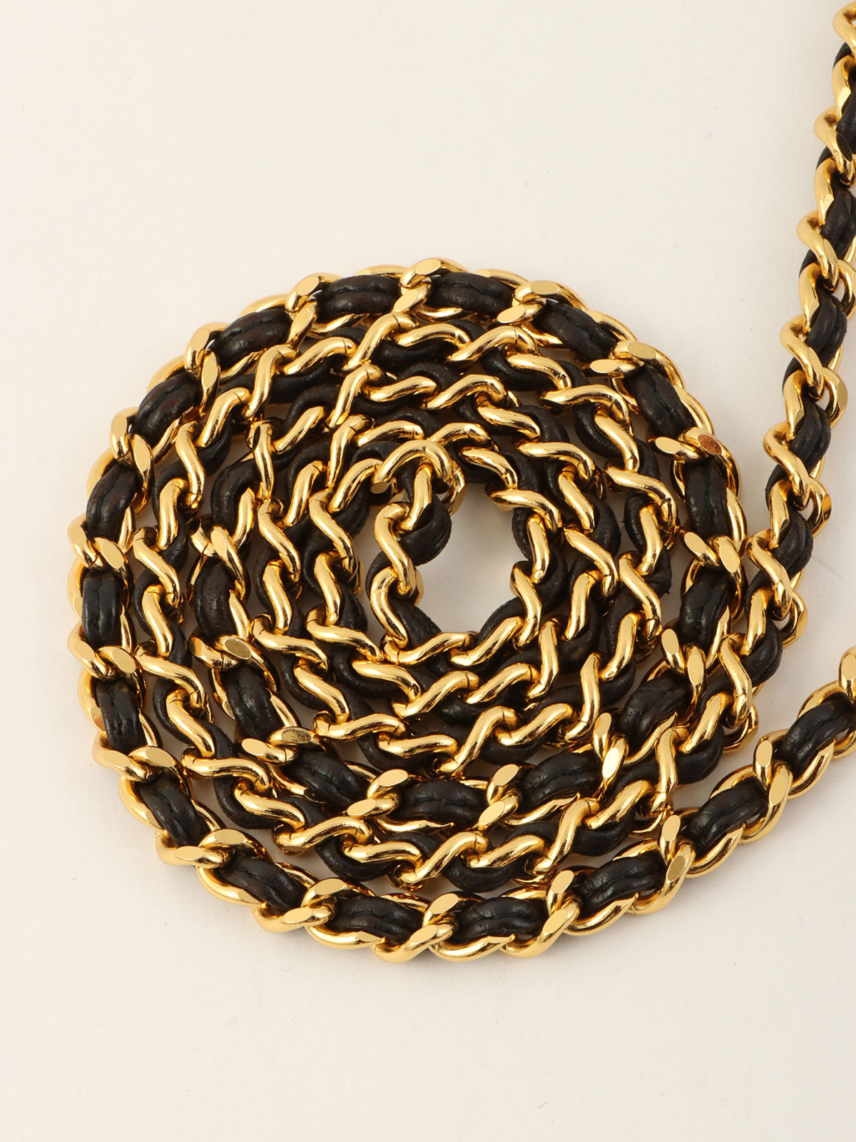 1995 Silk Satin CC Mark Stitch Clasp Chain Bag Black