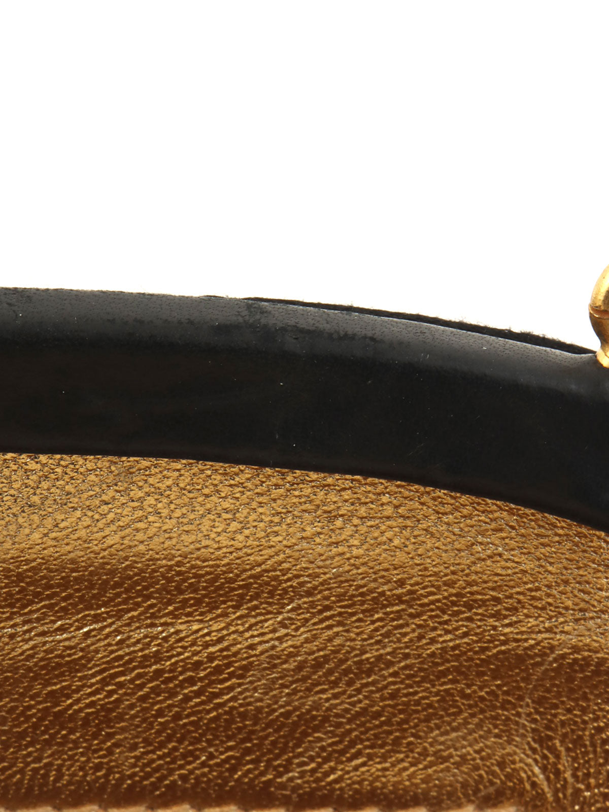 1995 Silk Satin CC Mark Stitch Clasp Chain Bag Black