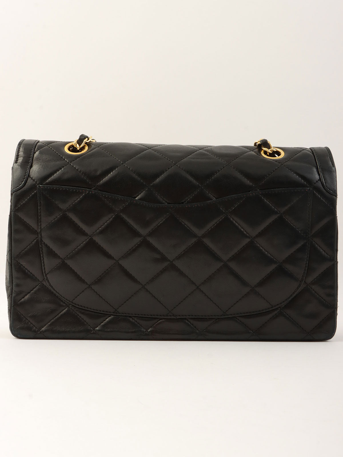 1990 Paris Limited Edition CC Turn Lock Chain Shoulder Bag, Black