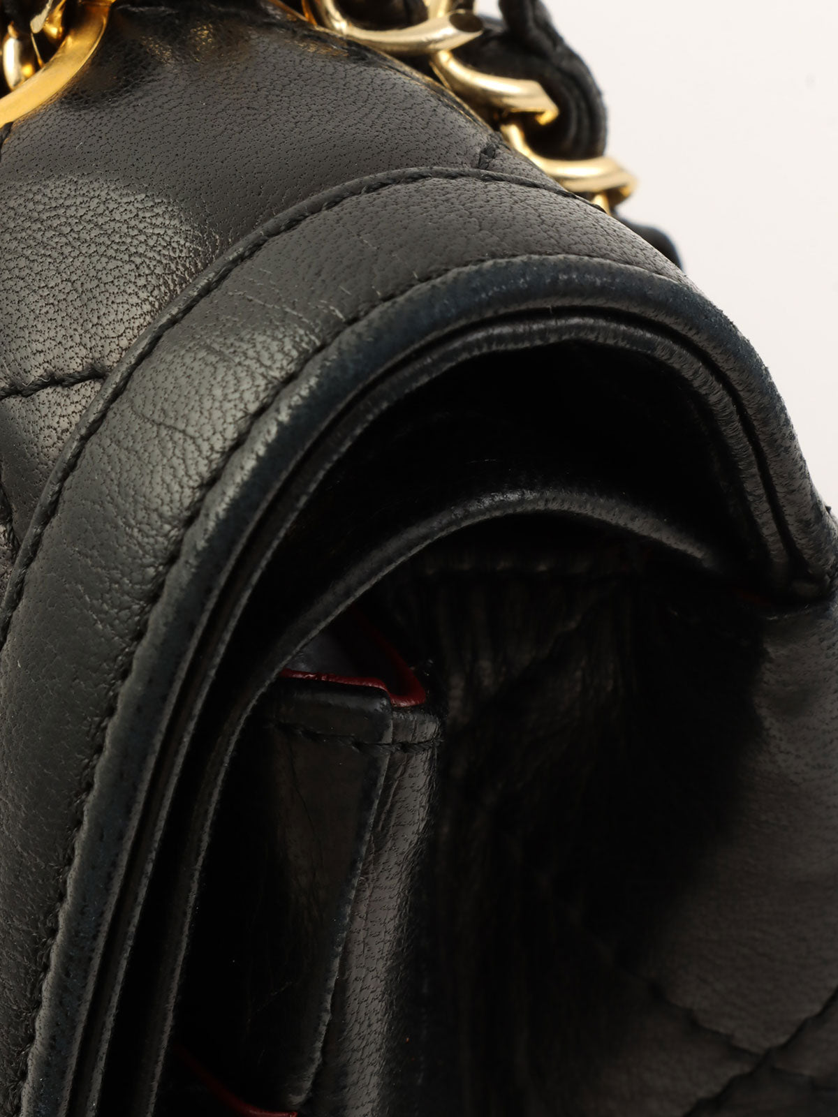 1990 Paris Limited Edition CC Turn Lock Chain Shoulder Bag, Black