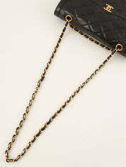 1990 Paris Limited Edition CC Turn Lock Chain Shoulder Bag, Black