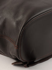 1998 CC Mark Stitch Backpack, Dark Brown